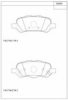 TOYOT 044660T010 Brake Pad Set, disc brake